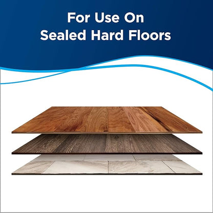 Bissell Hard Floor Sanitize Solution, For use in CrossWave and Spinwave, 80oz, Eliminates 99.9% of bacteria
