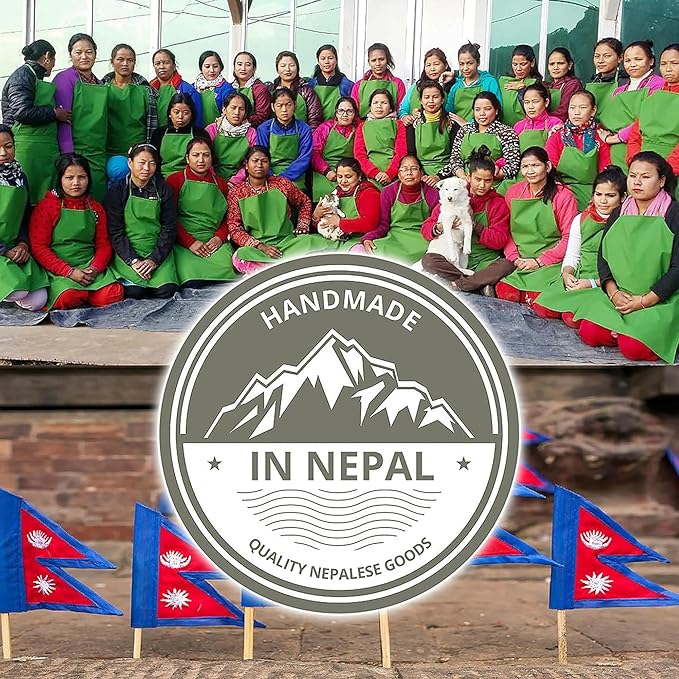 Wool Dryer Balls 6-Pack 100% Natural New Zealand Wool, Handmade in Nepal Reusable Laundry Balls, Faster Drying, Softer Clothes, Anti-Static, Dryer Sheets Alternative (Farm)