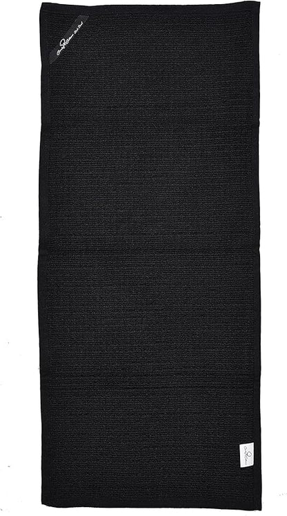 Dish Towels|Kitchen Dish Cloths Two-Sided Waffle Terry|13x28 Inches 100% Cotton Dish Rags Washing Dishes|Super Absorbent Reusable Quick Drying Dish Towels| 6-Pc Set Black