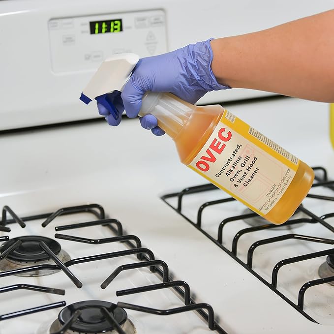 Detco-OVEC - Industrial Oven & Grill cleaner for Restaurant, and Commercial Kitchen Equipment. Removes burned on oils & grease (1)