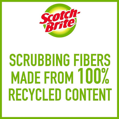 Scotch-Brite® Zero Scratch Scour Pad, 3 Scrubbing Pads, Non-Scratch Scouring Pads for Kitchen and Dish Cleaning (Pack of 2)