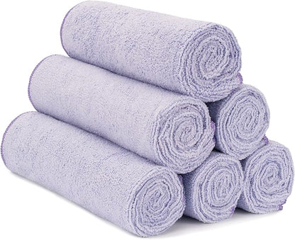 S&T INC. Microfiber Gym Towels, Yoga Towel for Home and Gym Bag, 16 Inch x 27 Inch, 6 Pack
