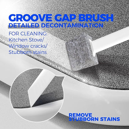 Holikme Deep Cleaning Brush Set, Scrub Pads with Scraper Tip for Pool Walls, Bathroom, Grout, Floor, Bike, Tub, Shower and Kitchen Surface, Abrasive Wheel Brushes (Black)