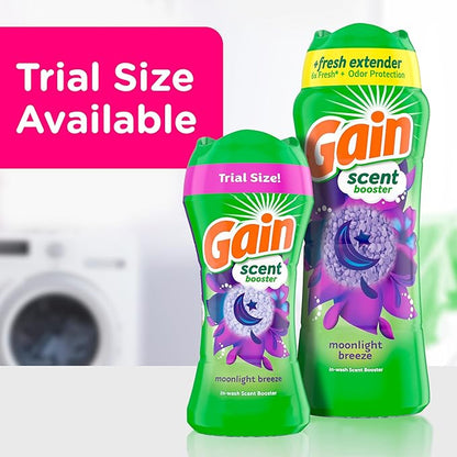 Gain In-Wash Laundry Scent Booster, Moonlight Breeze Scent, 12.2 OZ, Fresh Extender + Odor Protection