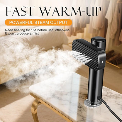 Steamer for Clothes, Portable Handheld Garment Steamer for Fabric Wrinkles Remover, 15s Fast Heat-up, 90ml Water Tank with Heat-Resistant Gloves, Convenient clothes steamer for Home, Travel 2