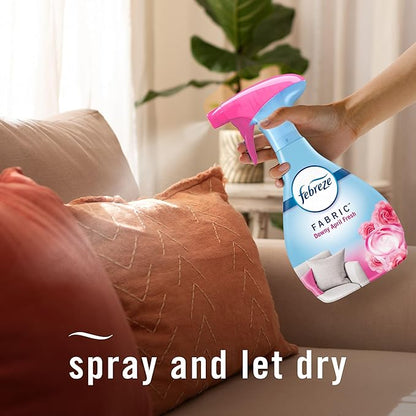 Febreze Fabric Spray Air Freshener, Odor-Fighting Fabric Refresher, Sneaker Balls Alternative, Couch Cleaner, Linen Spray, Multi-Use, Downy April Fresh Scent, 23.6 fl oz