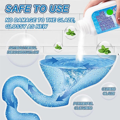 Powerful Pipe Dredging Agent, Pipeline Dredging Agent, Sink and Drain Cleaner for Kitchen and Toilet Pipelines, Pipe Drain Clog Remover (1PC)