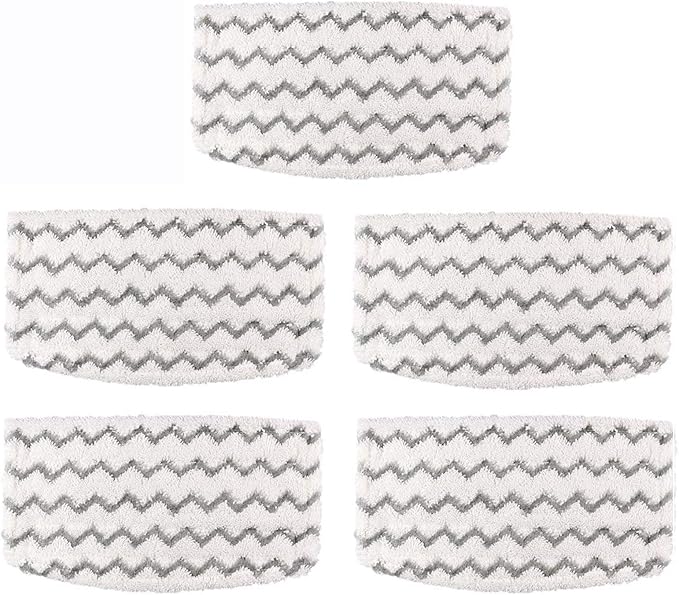 5 Packs Steam Mop Pads Replacement Hard Floor Cleaner for Vacuum Cleaner S1000A S1000C S1000WM S1001C