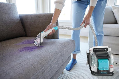 Shark PX200 StainStriker Portable Carpet & Upholstery Cleaner, Spot, Stain, & Odor Eliminator, Perfect for Pets, Carpet, Area Rugs, Couches, Upholstery, Cars & More, Navy (Renewed)