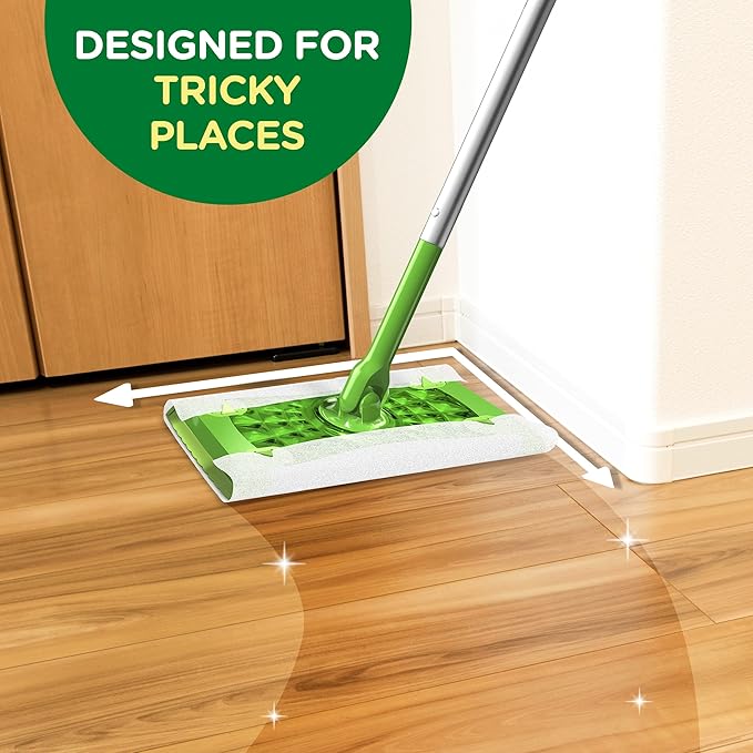 Swiffer Sweeper Dry Sweeping Pad, Multi Surface Refills for Dusters Floor Mop, with Febreze Lavender, 32 count
