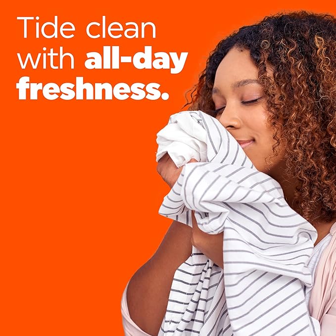 Tide Ultra Febreze Liquid Laundry Detergent, Spring and Renewal scent, 84 fl oz, 59 Loads, Laundry Detergent Liquid with All-Day Freshness