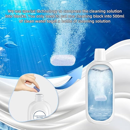 10 Bottles Compatible with Tineco Cleaning Solution Pet 500ml Per Bottle Lavender Scents Floor Cleaner Compatible with All Robot Vacuums with Mopping and Cordless Wet/Dry Vacuum (Lavender)