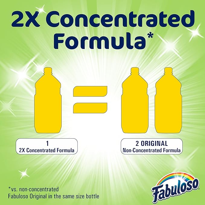 Fabuloso Multi-Purpose Cleaner 2x Concentrated, Lavender - 128 fl oz
