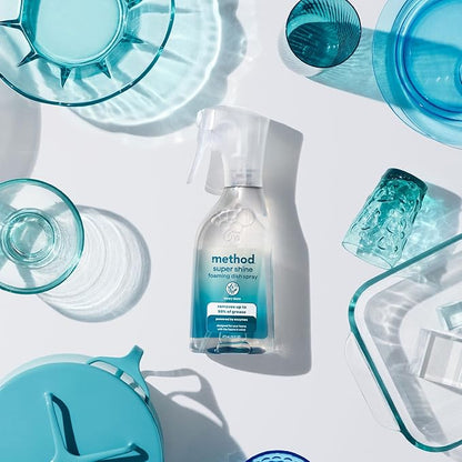 Method Super Shine Foaming Dish Spray Refill, Reuse With Trigger, Powered by Enzymes, Dewy Daze Scented, 16 fl oz