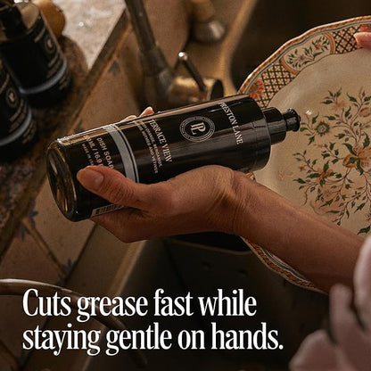Preston Lane Luxury Dish Soap, Doheny Drive Scent | Plant Powered Formula with Essential Oils | Tough on Grease, Gentle on Hands | Vegan, Cruelty Free, Clean Ingredients