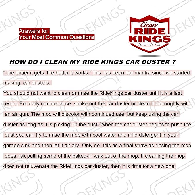 Car Duster Exterior Scratch Free,Car Dust Brush with Extendable Telescoping Handle to Remove Dust Pollen,Duster for Car,Truck,RV and Motorcycle,Large Auto Mop Duster Head, Wax Cotton Hair