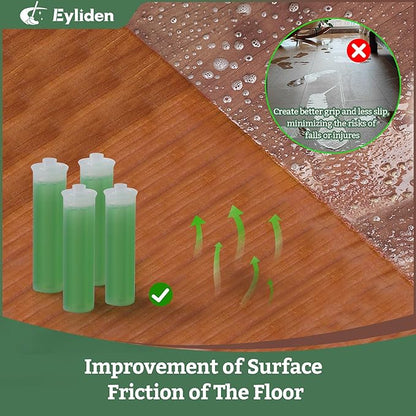 Eyliden Spray Mop with Bio-Enzyme Cleaner - Floor Mop for Hardwood, Tile & All Floors | Breaks Down Grease & Odors Naturally | 360° Swivel, 2 Washable Pads, 40ml Cleaner, Long-Lasting Freshness
