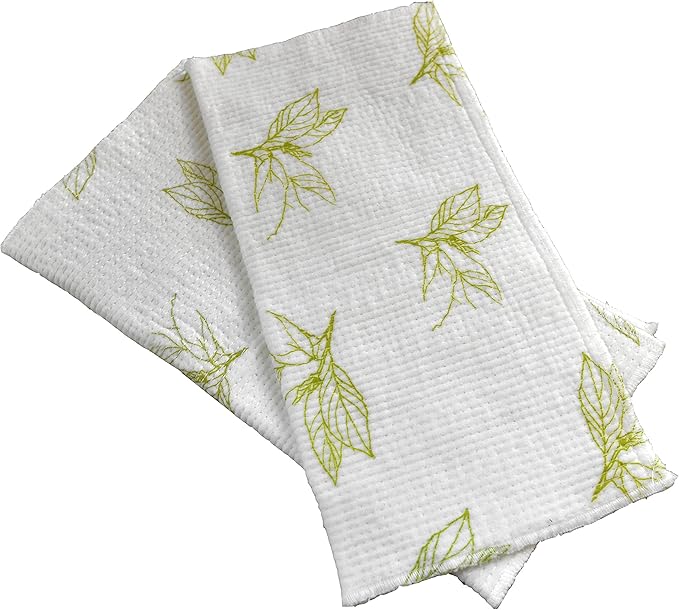Full Circle Clean Again Super Absorbent Cleaning Cloths, Tree Buds, 2 Pack
