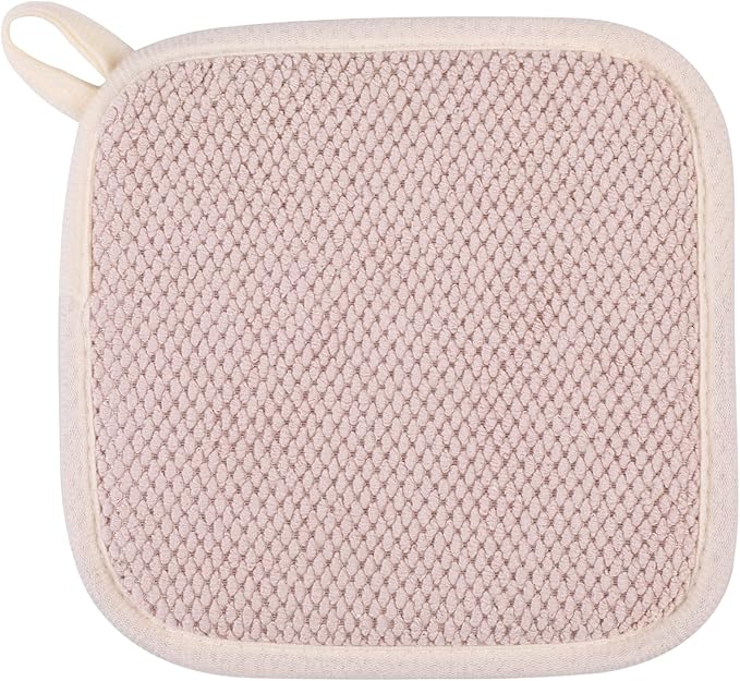 GeeRic Microfiber Dish Drying Mat, Super Absorbent Kitchen Dish Drying Pad for Mother's Day, Reversible Gift Mats for Countertop, 7 * 7 inch Beige