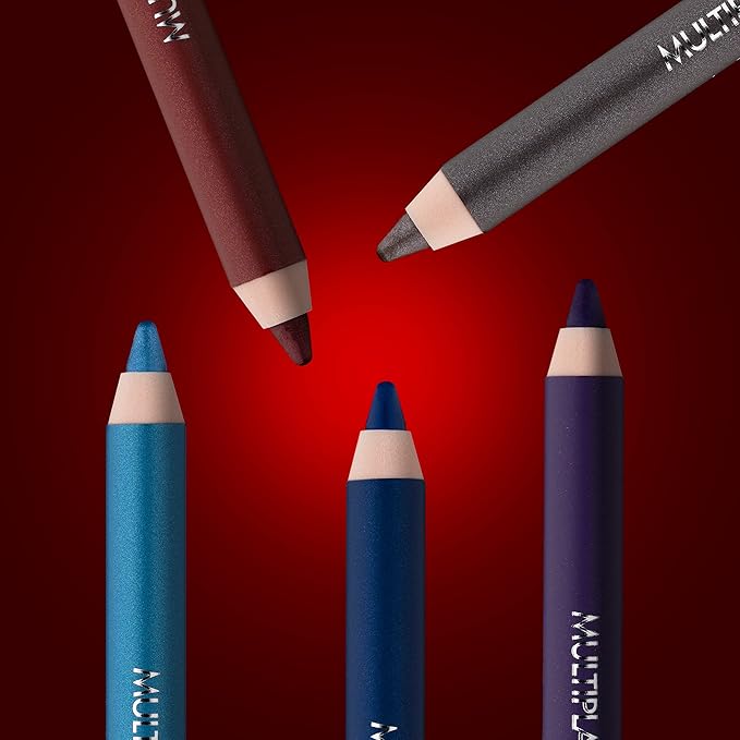 Pupa Milano Multiplay Eye Pencil - Creamy, Blendable Eyeliner With Smudge Tip - Create Long Wearing, Glamorous Intensity - Smooth, Lasting Color Liner For Waterline Or Lid - 03 Pearly Sky - 0.04 Oz