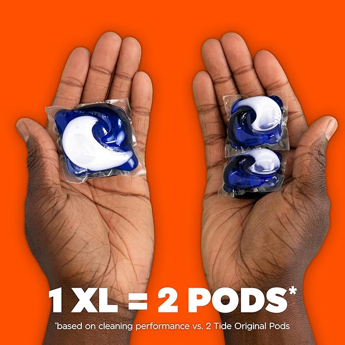 Tide Oxi Boost Power PODS Laundry Detergent Pacs, 18 Count, Set-In Stain Removal + Oxi Power, laundry soap detergent pacs