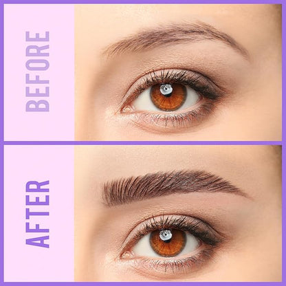 iMethod Eyebrow Pen and Eyebrow Gel - Eyebrow Pencils for Women with 4-Fork-Tip & Brow Gel Clear, Magical 2-in-1 Dual-Ended Brow Pen for Fuller-Looking Defined Brows, Stay All Day, Light Brown
