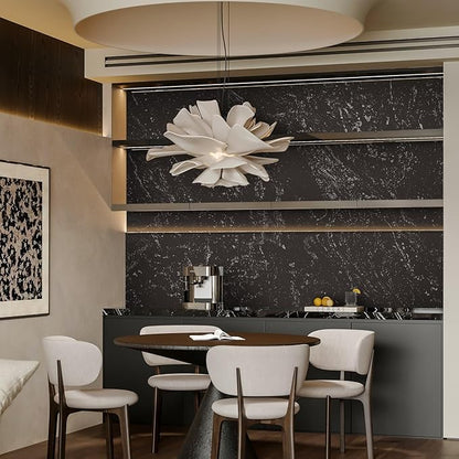 Dimoon 15.7"x78.7"Wall Paper Peel and Stick Modern Gray and Silver Contact Paper Removable Self-Adhesive Stick on Wallpaper Waterproof Countertops Wallpaper for Kitchen Bathroom Vinyl Roll