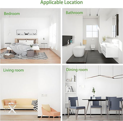 Safiyya 314.9"x17.7" Peel and Stick Wallpaper White Contact Paper Solid Color Removable Wallpaper Self-Adhesive Waterpoof Wall Paper