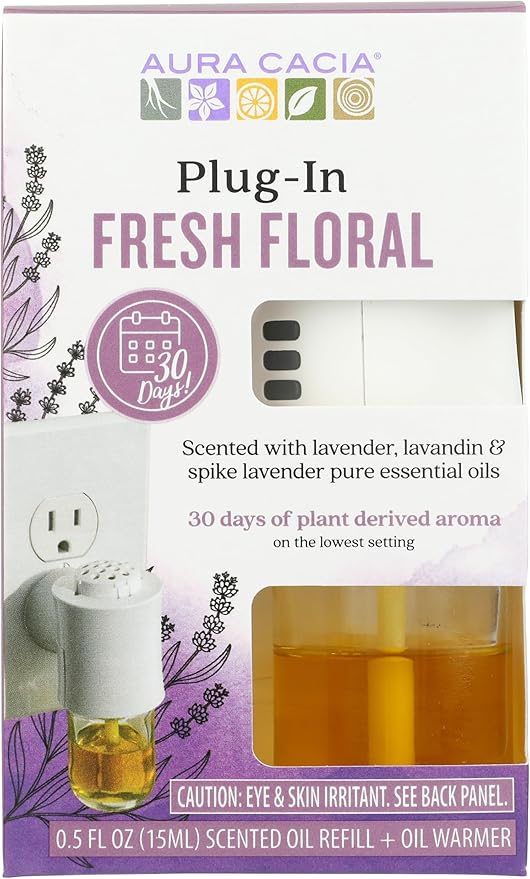 AURA CACIA Fresh Floral Plug-In Air Fresheners, 1 EA