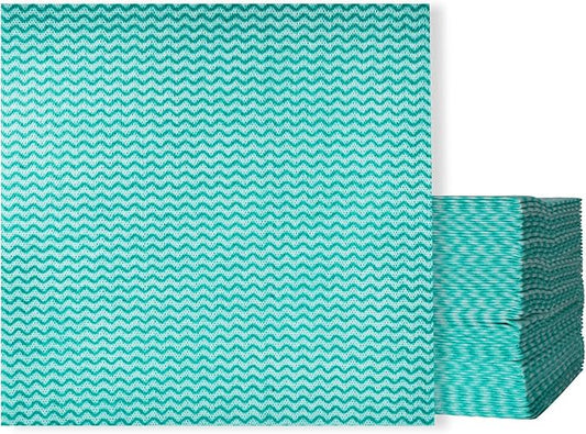 Disposable Kitchen Cleaning Towel Disposable Dish Cloths, Reusable Wipes Heavy Duty Cleaning Rags 50 Count/Pack