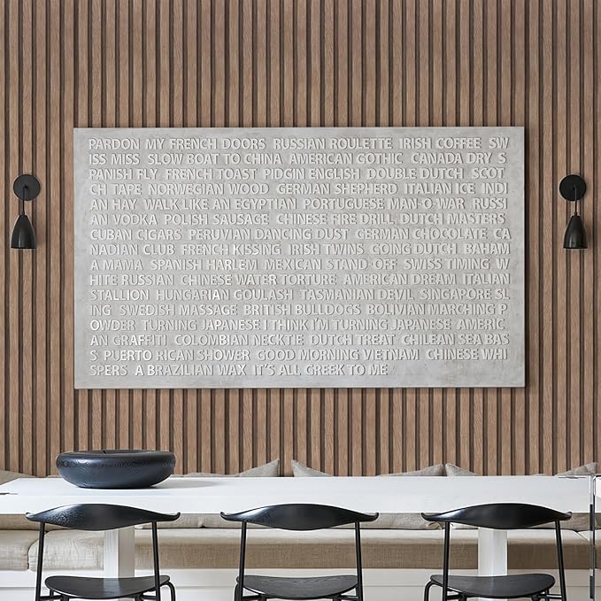 Yun-aeon Natural Wood Peel and Stick Wallpaper Wood Slats - 17.3"x 480" Light Tan Self-Adhesive Waterproof Vinyl Removable Wall Paper for Wall Decor Bedroom