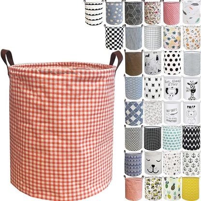 Collapsible Laundry Basket in Bedroom Waterproof Laundry Hamper in Bathroom Large Laundry Bag in College Dormitory Cloakroom Livingroom Nursery Toy Bin (Laundry Baskets-Bathroom-017)