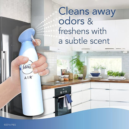 Febreze Air Refresher - with Gain Moonlight Breeze Scent - with New OdorClear Technology - Net Wt. 8.8 OZ (250 g) Per Bottle - Pack of 2 Bottles