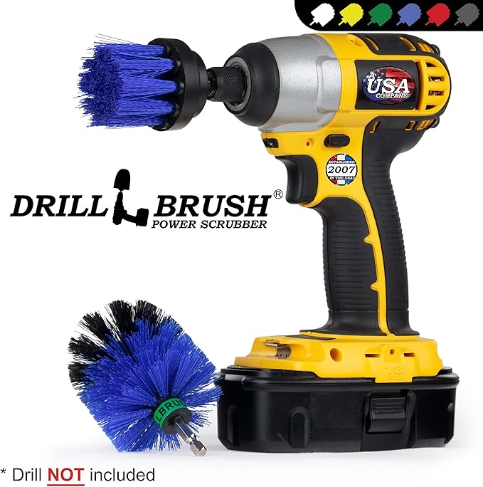 Aquatic Cleaning Supplies - Pool Accessories Kit - Brush for Pool Maintenance and Upkeep - Pool Liner Cleaning Solutions - Pool Cleaning Brush - Diving Board Cleaning Brush -Boat Carpet Cleaner Tools