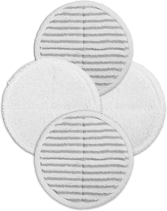 4 Pack Steam Mop Pads Replacement for Bissell Spinwave Powered Hard Floor Mop 2124 2315 2307 20399 20393 2039A 20391 23157 23159 Series Washable Reusable Soft & Scrubby Microfiber Pads