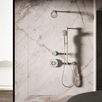 KOHLER K-22165-G-BN Forte® Multifunction Hand Shower Head, Handheld Showerhead with 3 Spray Settings, 1.75 GPM, Vibrant Brushed Nickel