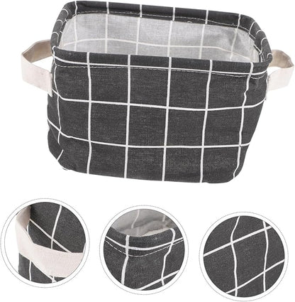 2pcs Multifunctional Storage Organizer Linen Basket for Laundry Closet Office Dorm