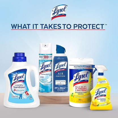 Lysol Power + Odor Fighting Toilet Bowl Cleaner Gel, For Cleaning and Disinfecting, Stain Removal, Fresh Clean Scent, 24oz (Pack of 2)
