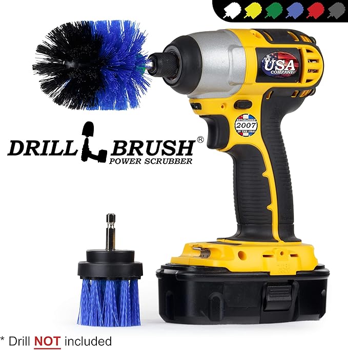 Aquatic Cleaning Supplies - Pool Accessories Kit - Brush for Pool Maintenance and Upkeep - Pool Liner Cleaning Solutions - Pool Cleaning Brush - Diving Board Cleaning Brush -Boat Carpet Cleaner Tools