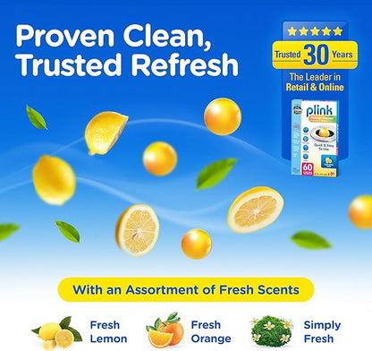 Compac Home Plink Garbage Disposal Cleaner and Deodorizer 60ct VALUE PACK - Lemon