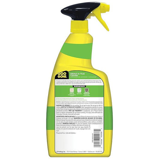 Goo Gone Cleaner, Foaming Formula, Fast-Acting, Citrus Power, Works on Unsealed Grout & Tile â€“ 6 Pack