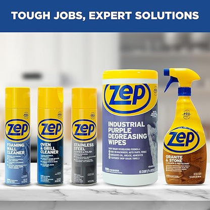 Zep Heavy-Duty Oven and Grill Cleaner - 19 oz (Case of 2) ZUOVGR19 - Dissolves Grease on Contact, on Burners, Grates and Drip Pans