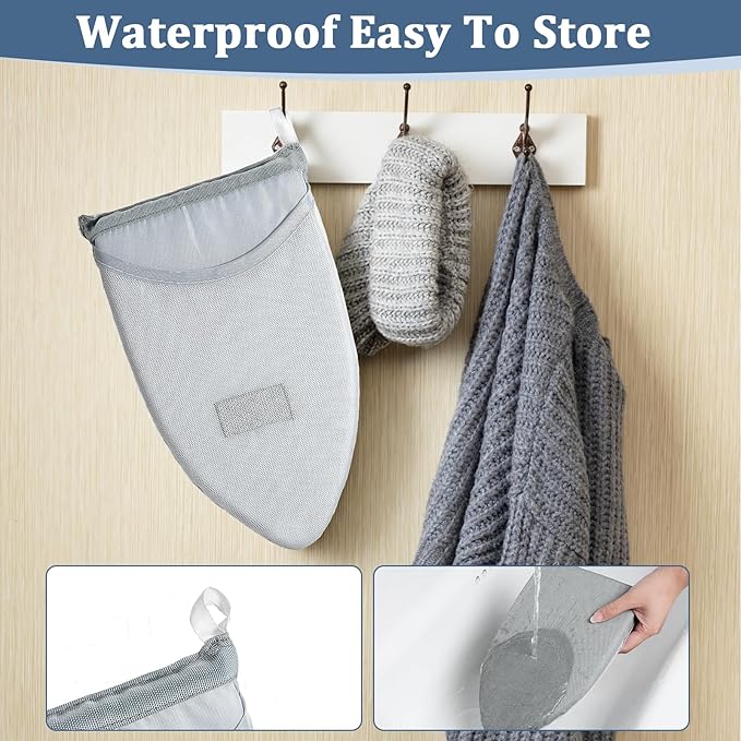 Steamer mitt Glove, Garment Steamer Ironing Glove with Finger Loop Anti Steam Gloves Board Heat Resistant Ironing Mitt for Handheld Garment Accessories for Clothes(Style A)