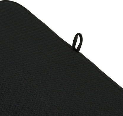 Norpro 18 by 16-Inch Microfiber Dish Drying Mat, Black