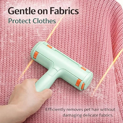 Pet Hair Remover Roller for Furniture, Couch & Car – Reusable Lint Roller for Dog & Cat Hair, No Sticky Tape Needed