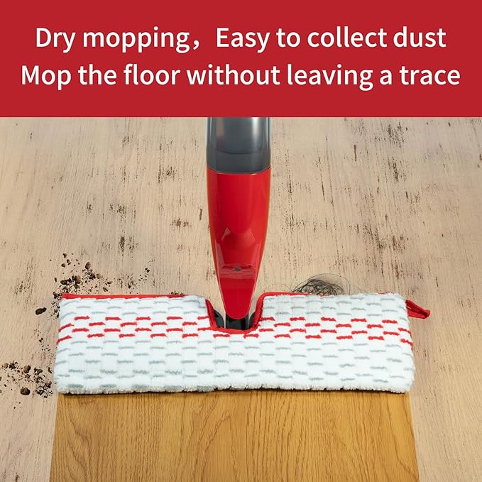4 Pack Microfiber Spray Mop Pads Compatible with ProMist MAX Replace Head