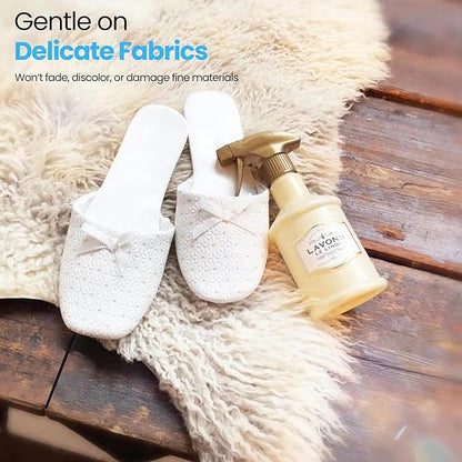 LAVONS Fabric Spray Freshener for Carpet Fresh, Pet Safe Linen Spray for Bedding, Organic Fabric Refresher Spray for Home & Offices, Natural Carpet Freshener from Japan, 12.5 Fl Oz LOVELY CHIC