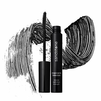 Hypoallergenic Mascara Sensitive Eyes - Smudge-Proof, Sweatproof, Lengthening Mascara with amazing separation of the lashes - Vegan, Non Toxic Mascara Black (Black, 9 ml)
