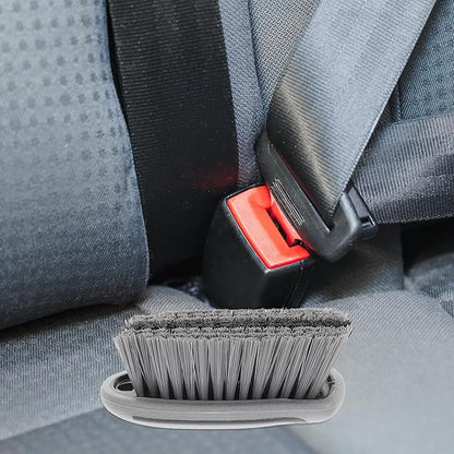Car Interior Cleaning Brush Small Scrub Brush for Cleaning Carpets for Car Upholstery and Home Use