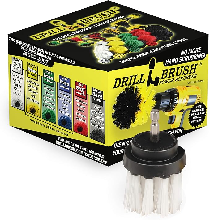 Cleaning Supplies - Truck Accessories - Detailing Brush - Carpet Cleaner Brush - Car Cleaning Brush - Professional Car Detailing Kit - Tire Cleaning Brush - Car Accessories for Men - Power Scrub Brush